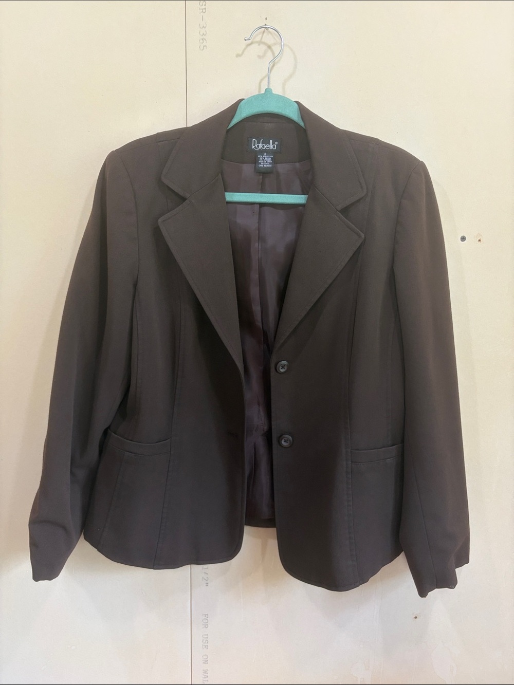 Rafaella Chocolate Brown Blazer Size 12